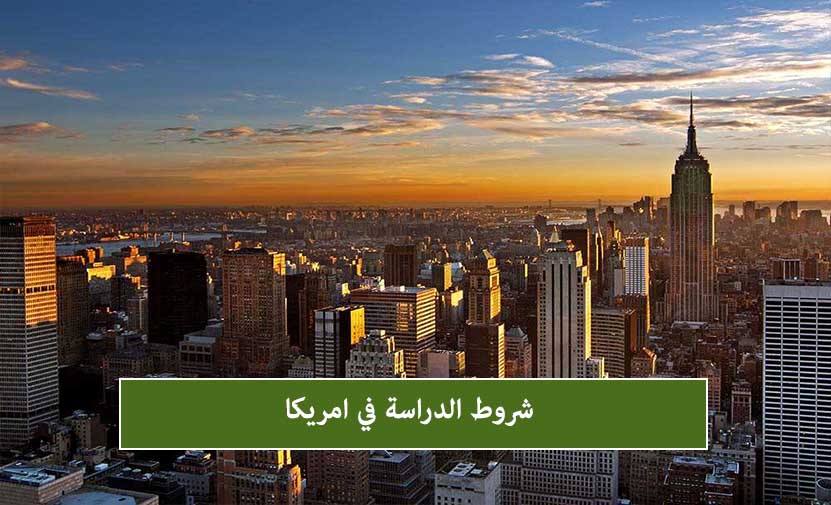 شروط الدراسة في أمريكا